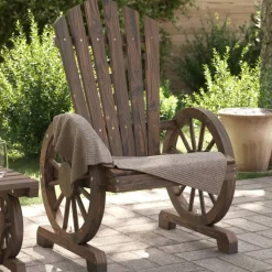 Mobilier De Jardin-vidaXL Chaise de jardin Adirondack bois de sapin massif Marron foncé