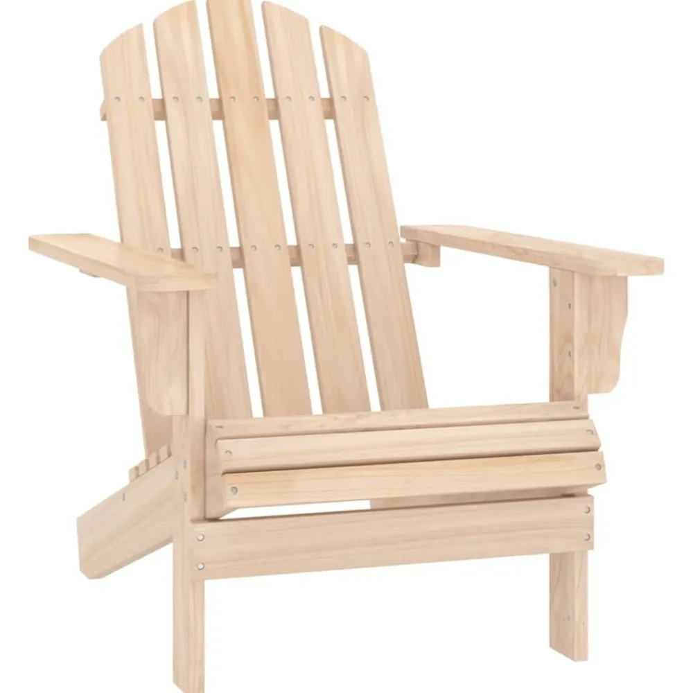 Mobilier De Jardin-vidaXL Chaise de jardin Adirondack bois de sapin massif Naturel