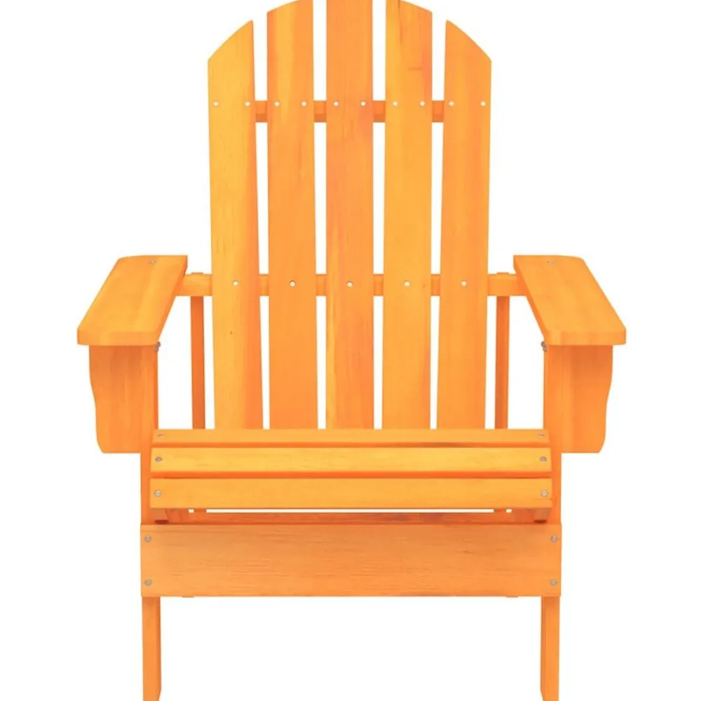 Mobilier De Jardin-vidaXL Chaise de jardin Adirondack bois de sapin massif Orange