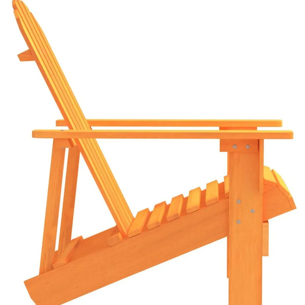 Mobilier De Jardin-vidaXL Chaise de jardin Adirondack bois de sapin massif Orange