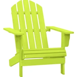 Mobilier De Jardin-vidaXL Chaise de jardin Adirondack bois de sapin massif Vert