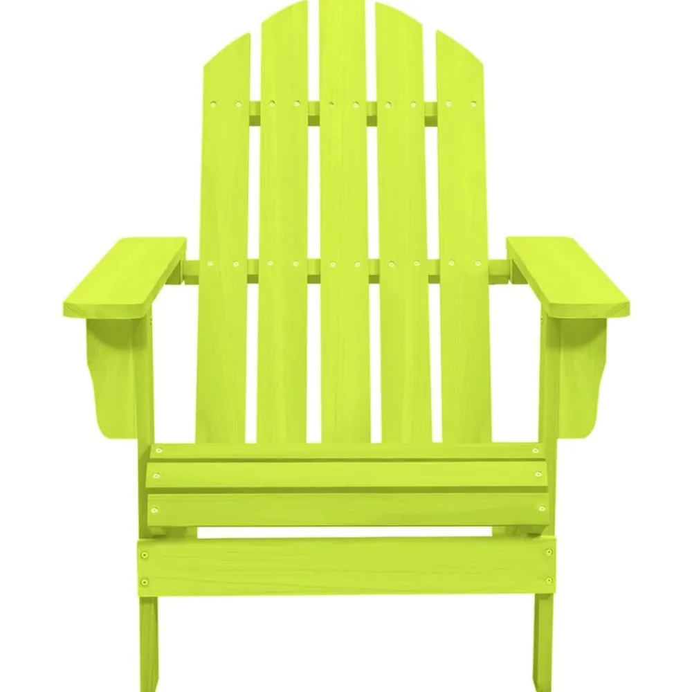 Mobilier De Jardin-vidaXL Chaise de jardin Adirondack bois de sapin massif Vert
