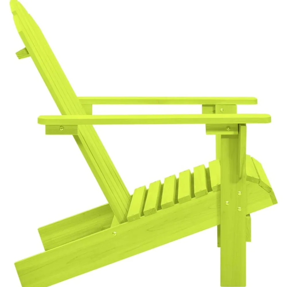 Mobilier De Jardin-vidaXL Chaise de jardin Adirondack bois de sapin massif Vert