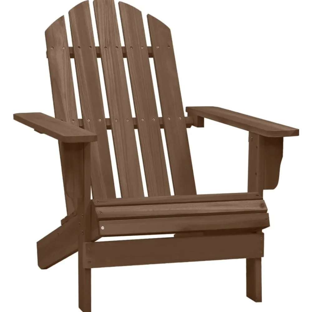 Mobilier De Jardin-vidaXL Chaise de jardin Bois Marron