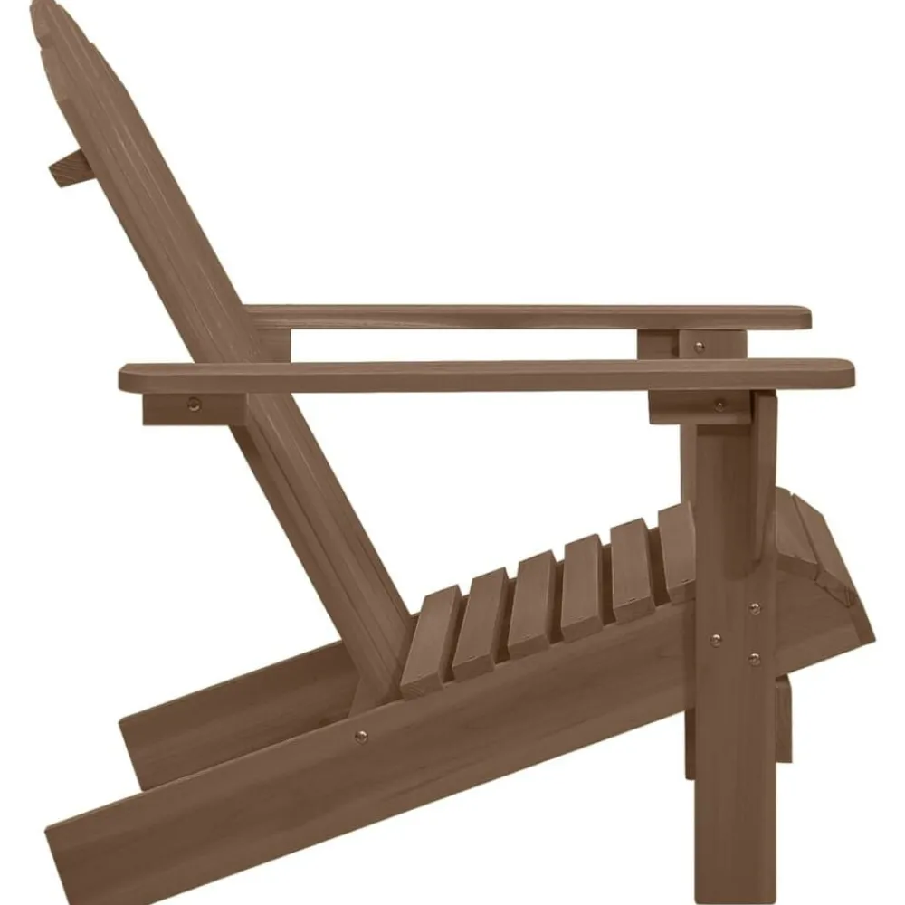 Mobilier De Jardin-vidaXL Chaise de jardin Bois Marron