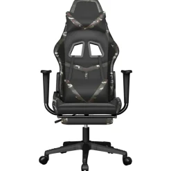 vidaXL Chaise de jeu avec repose-pied Similicuir