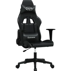 Fauteuils Et Chaises-vidaXL Chaise de jeu Similicuir Noir