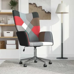 vidaXL Chaise de relaxation Patchwork Tissu