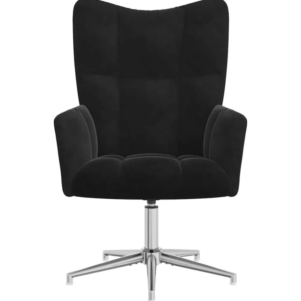 Fauteuils Et Chaises-vidaXL Chaise de relaxation Velours Noir