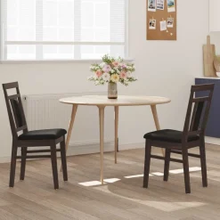 vidaXL Chaise de salle à manger 2 pcs