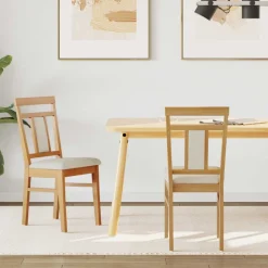 vidaXL Chaise de salle à manger 2 pcs