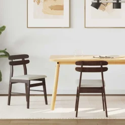vidaXL Chaise de salle à manger 2 pcs