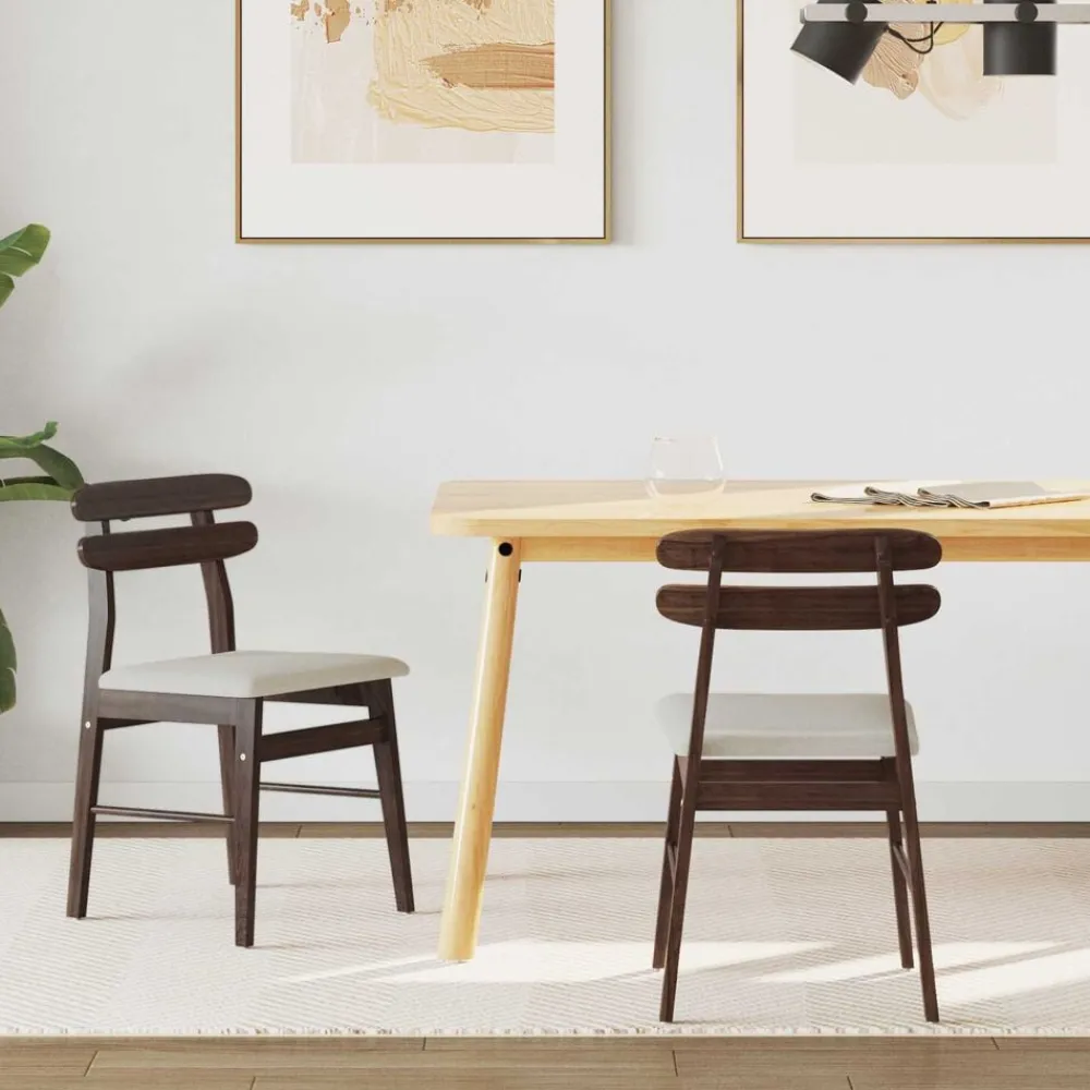 vidaXL Chaise de salle à manger 2 pcs