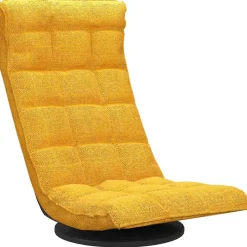 vidaXL Chaise de sol pivotante Tissu