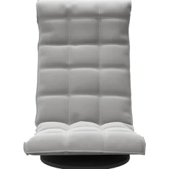 Fauteuils Et Chaises-vidaXL Chaise de sol pivotante Velours Gris clair