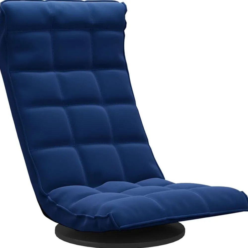 vidaXL Chaise de sol pivotante Velours