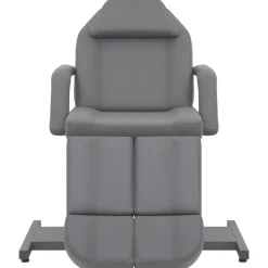 Santé & Beauté-vidaXL Chaise de traitement de beauté Similicuir 180x62x78 cm Gris