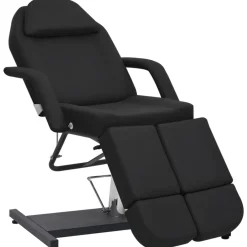 Santé & Beauté-vidaXL Chaise de traitement de beauté Similicuir 180x62x78 cm Noir