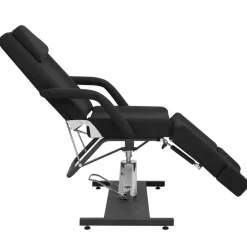 Santé & Beauté-vidaXL Chaise de traitement de beauté Similicuir 180x62x78 cm Noir