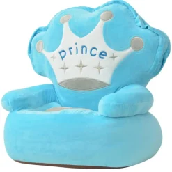 vidaXL Chaise en peluche pour enfants Prince Bleu