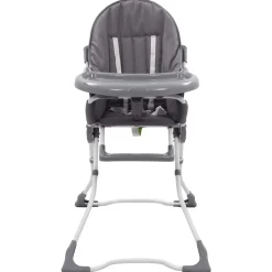 Mobilier Pour Bébés & Tout-Petits-vidaXL Chaise haute pour bébé et blanc Gris