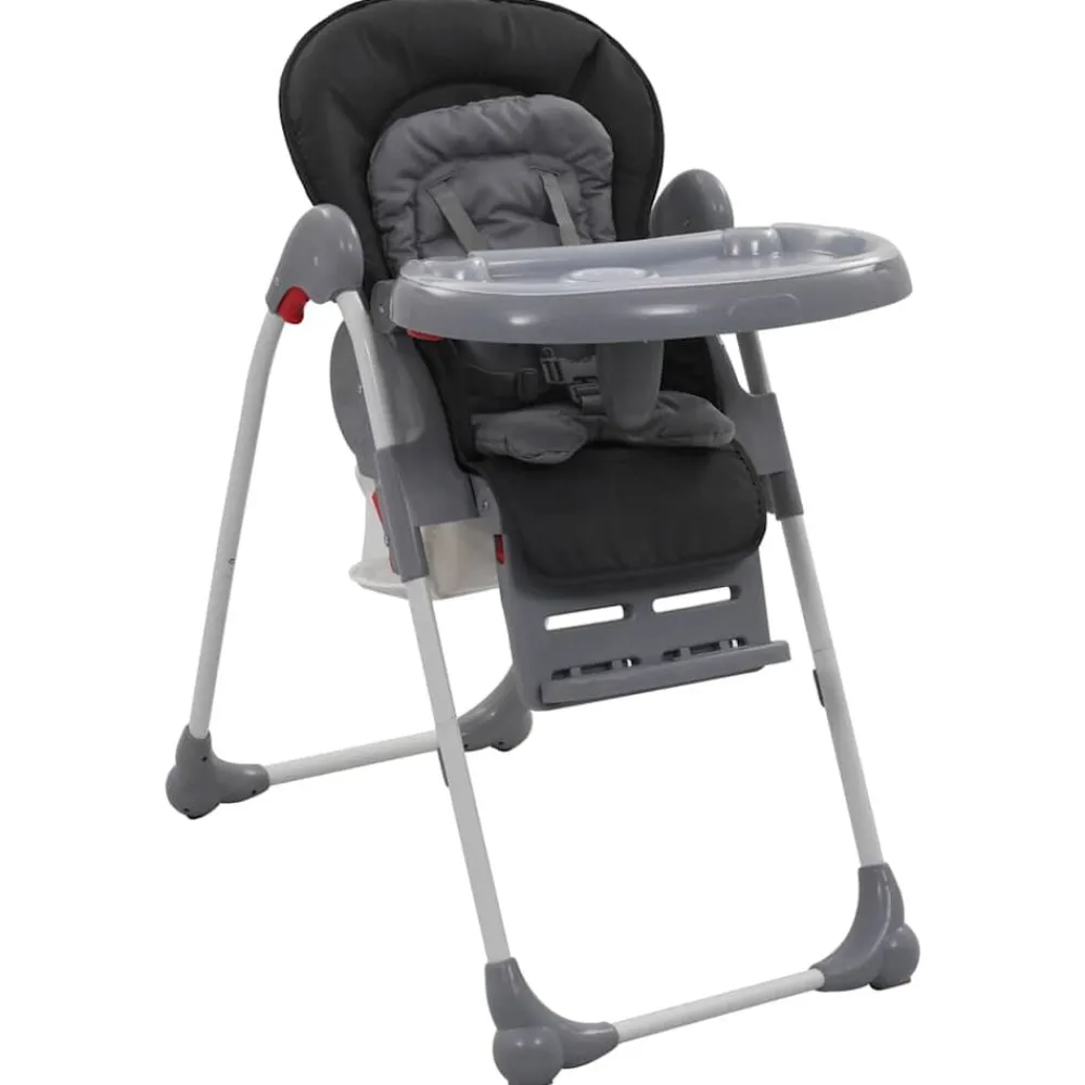 Mobilier Pour Bébés & Tout-Petits-vidaXL Chaise haute pour bébé Gris