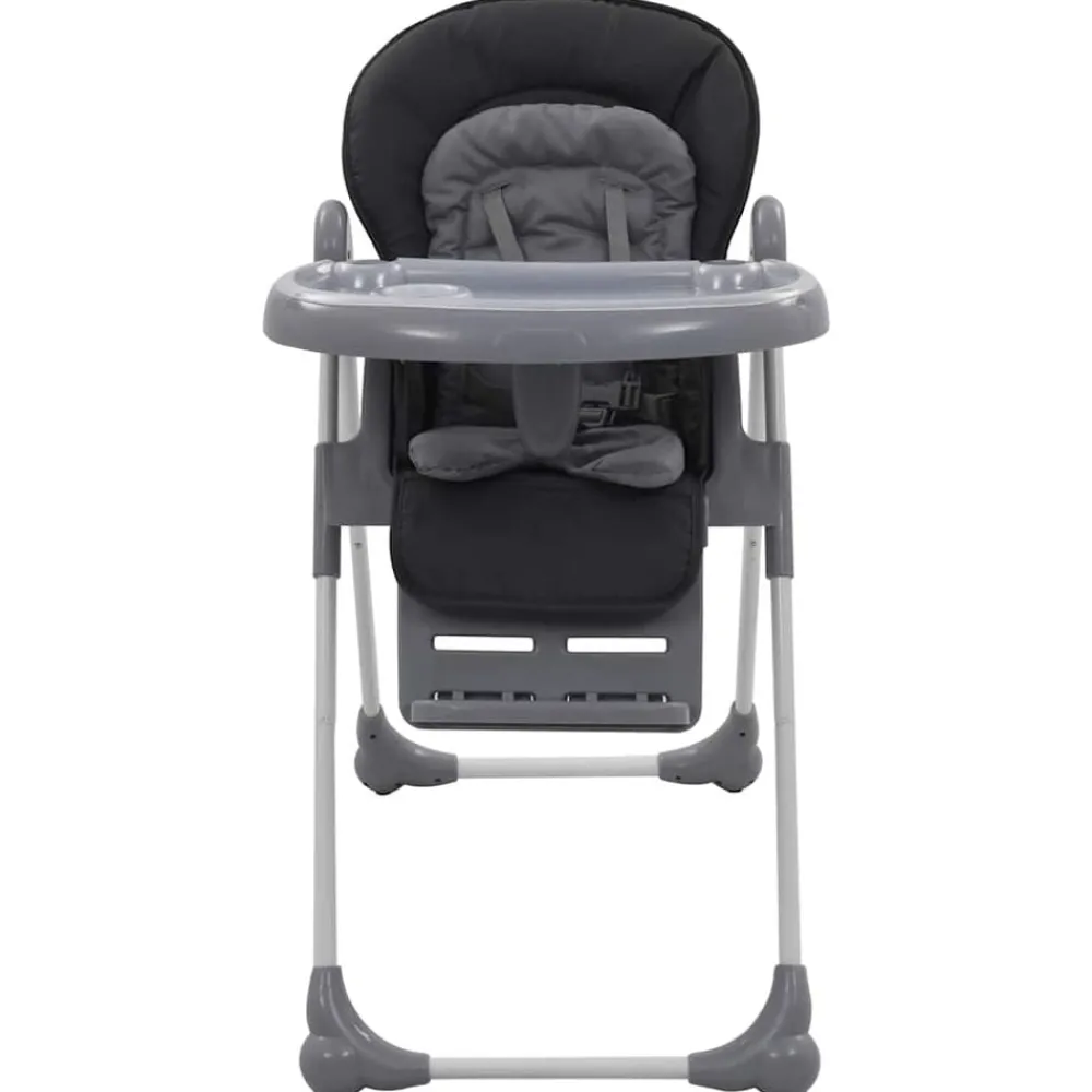Mobilier Pour Bébés & Tout-Petits-vidaXL Chaise haute pour bébé Gris