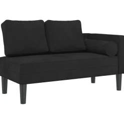 vidaXL Chaise longue avec coussins velours