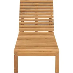 Mobilier De Jardin-vidaXL Chaise longue bois de teck solide