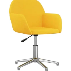 vidaXL Chaise pivotante de bureau Tissu