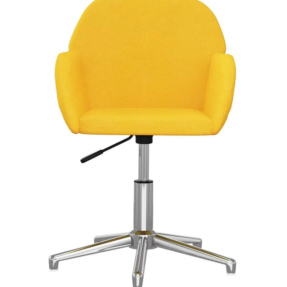 vidaXL Chaise pivotante de bureau Tissu