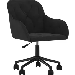 vidaXL Chaise pivotante de bureau Velours
