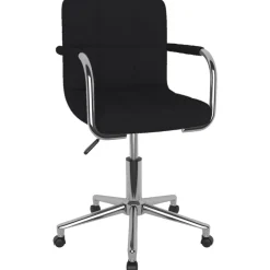 vidaXL Chaise pivotante de bureau Tissu
