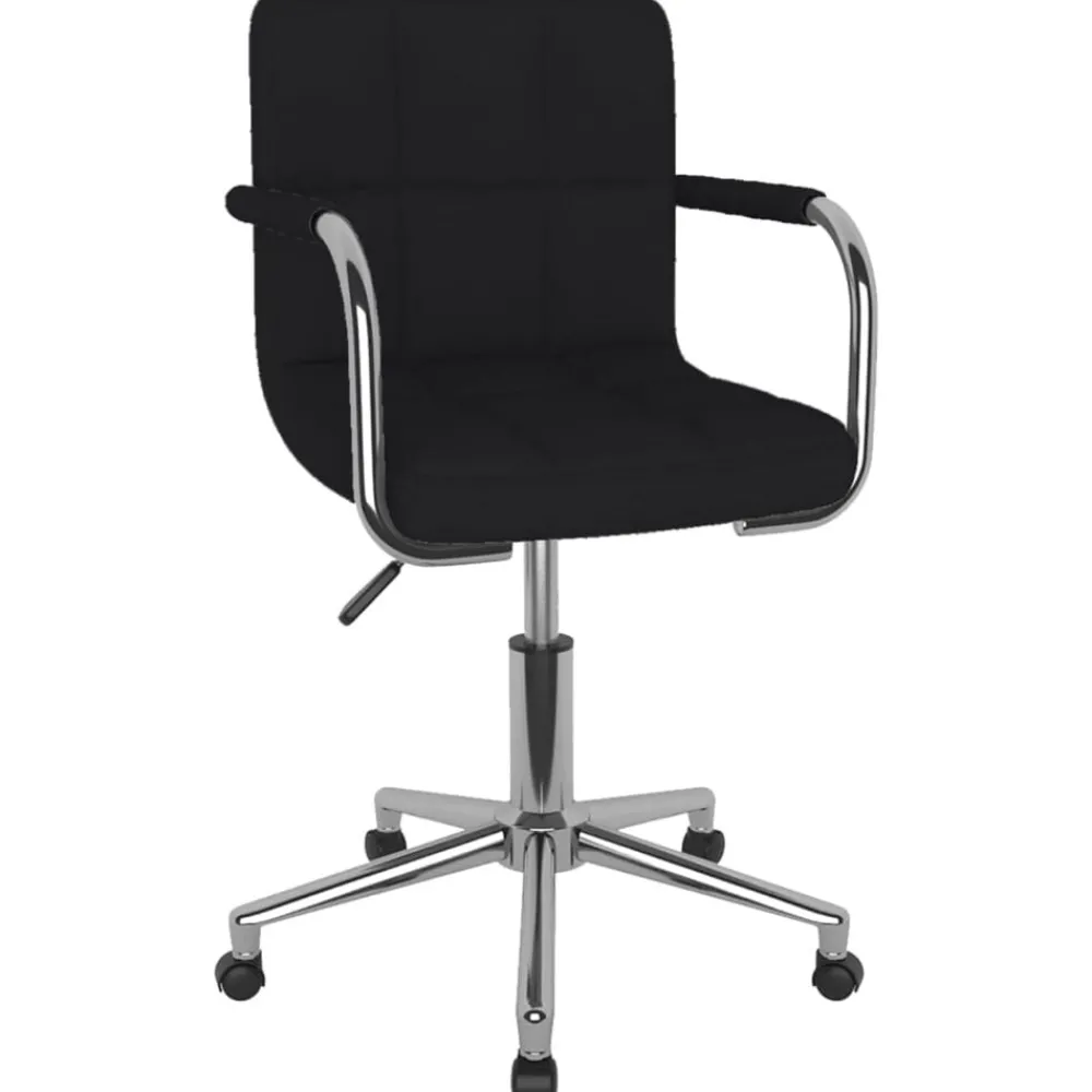 vidaXL Chaise pivotante de bureau Tissu
