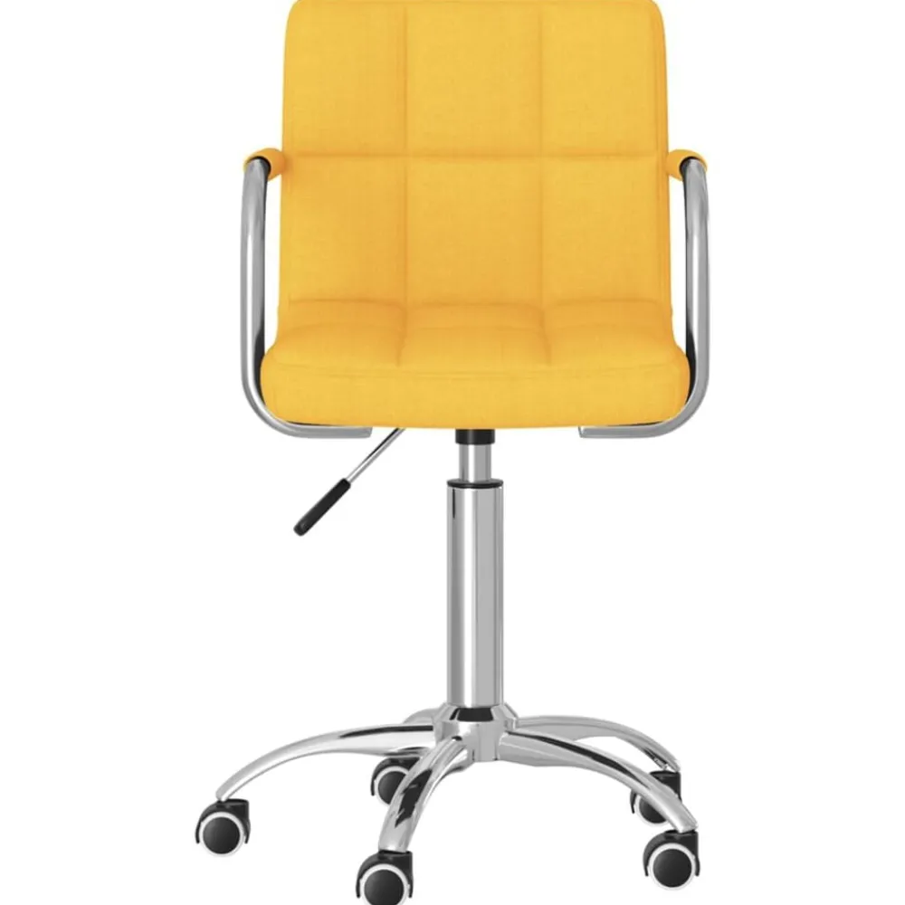 vidaXL Chaise pivotante de bureau Tissu