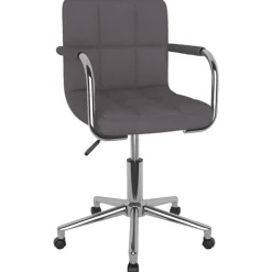vidaXL Chaise pivotante de bureau Tissu