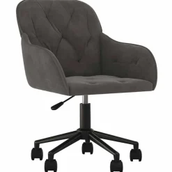 vidaXL Chaise pivotante de bureau Velours