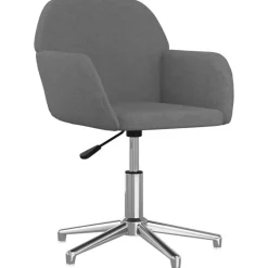 vidaXL Chaise pivotante de bureau Tissu