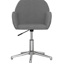 vidaXL Chaise pivotante de bureau Tissu