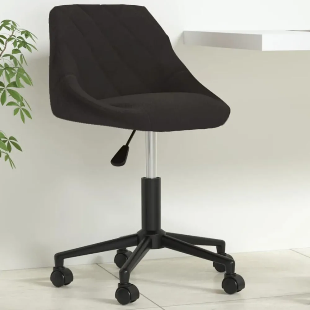vidaXL Chaise pivotante de bureau Velours