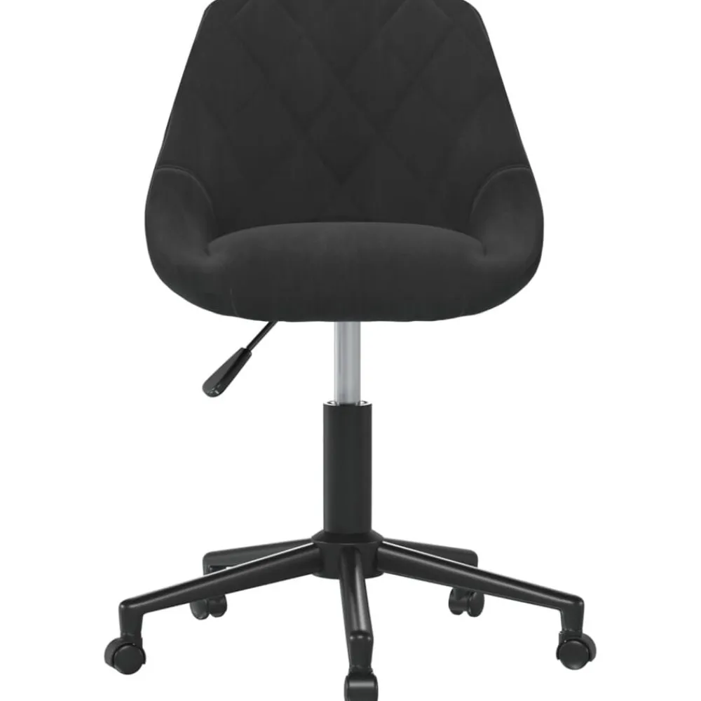 vidaXL Chaise pivotante de bureau Velours