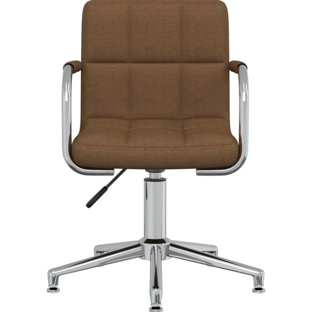 vidaXL Chaise pivotante de bureau Tissu
