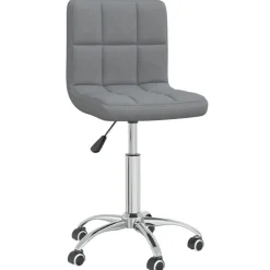 vidaXL Chaise pivotante de bureau Tissu