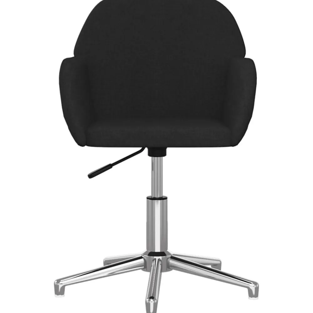 vidaXL Chaise pivotante de bureau Tissu