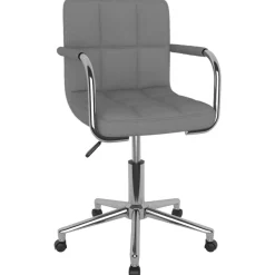 vidaXL Chaise pivotante de bureau Tissu