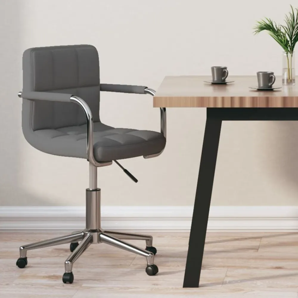 vidaXL Chaise pivotante de bureau Tissu