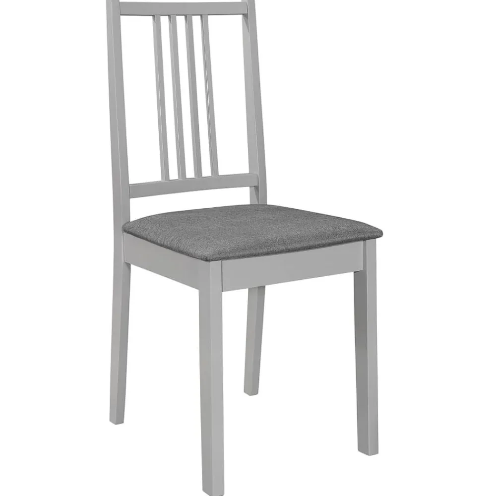 vidaXL Chaises à manger avec coussins lot de 4 bois solide
