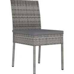 vidaXL Chaises à manger de jardin lot de 2 Résine tressée