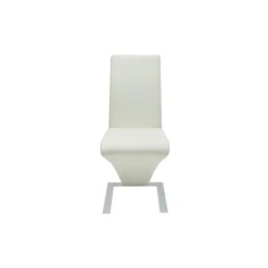 Fauteuils Et Chaises-vidaXL Chaises à manger lot de 4 similicuir Blanc