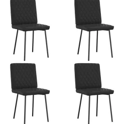 vidaXL Chaises à manger lot de 4 similicuir